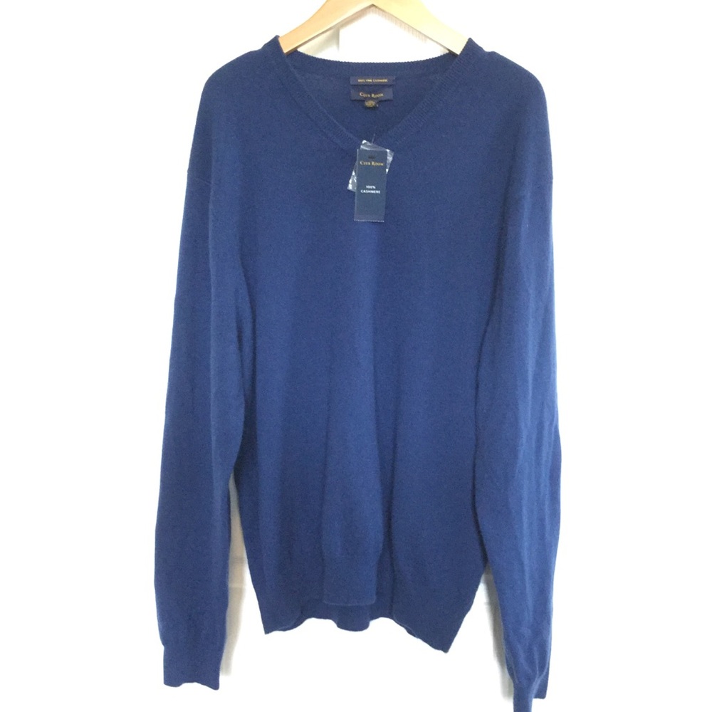 Club Room *NWT* Cashmere V-Neck Sweater sz Large